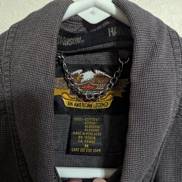 Harley-Davidson Long Sleeve button up shirt Size Medium - Picture 3 of 6